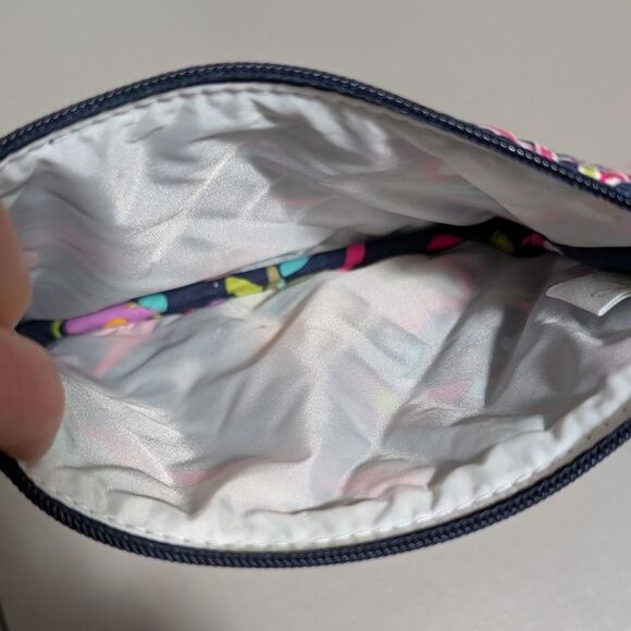 Vera Bradley Ribbons retired geometric small cosmetic bag coin purse novelty - Picture 5 of 6